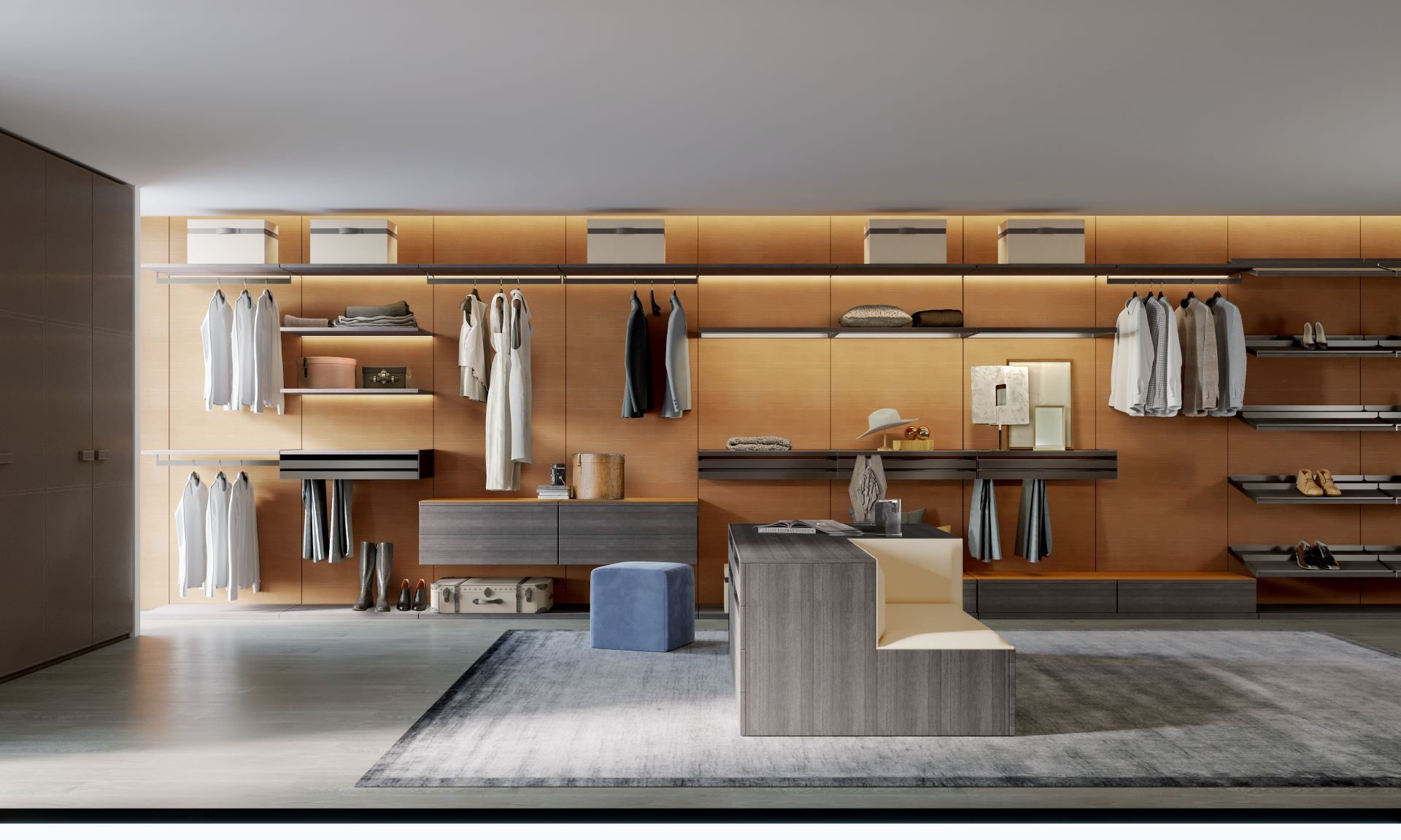 ELEGANT walk-in closet
