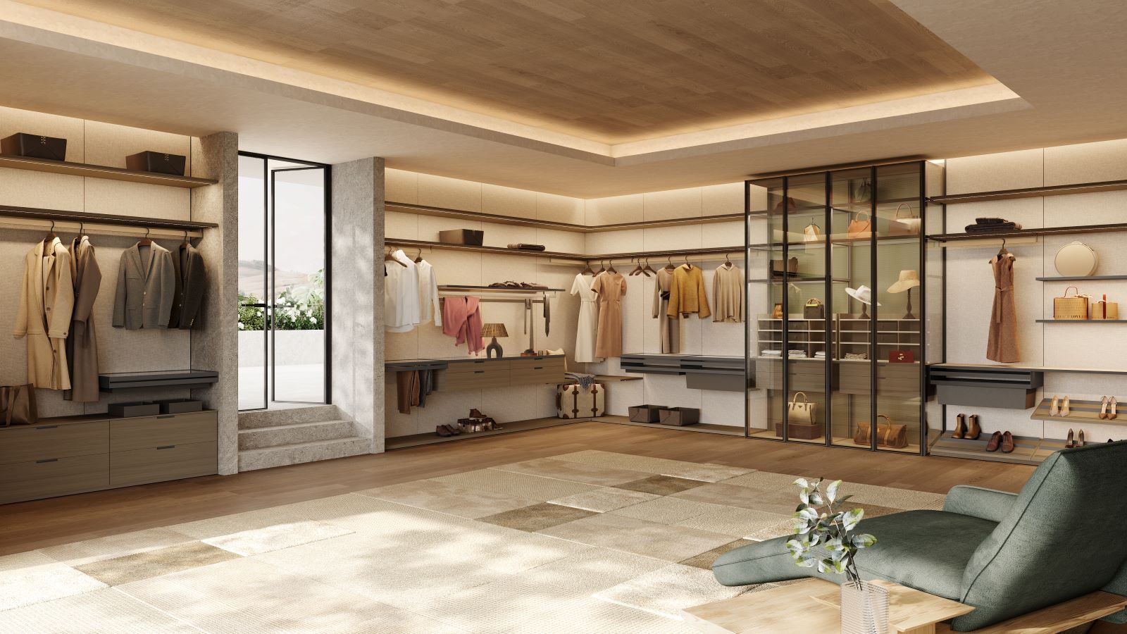 nobilia Customization System walk-in closet